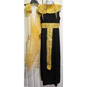 Cleopatra Queen of the Nile Costume Dress Egyptian Egypt Goddess Womens READ